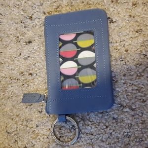 Vera Bradley keychain wallet